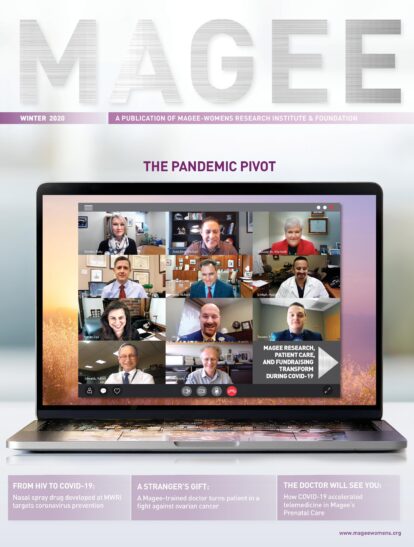 Cover of Magee Magazine Winter 2020