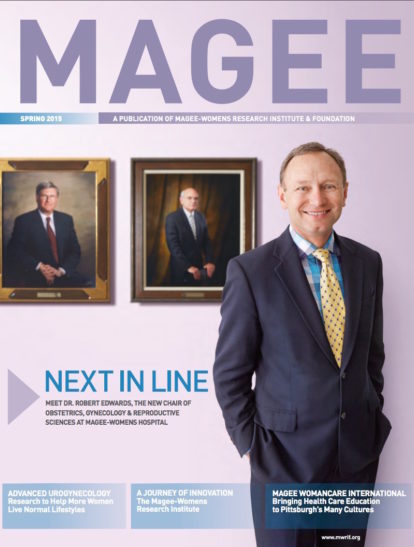 Cover of Magee Magazine Spring 2015