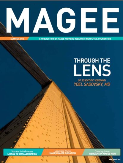 Cover of Magee Magazine Spring 2013