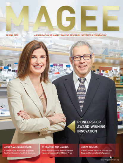 Cover of Magee Magazine Spring 2019